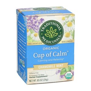 Traditional Medicinals Organic Cup of Calm Tea 16 tea bags