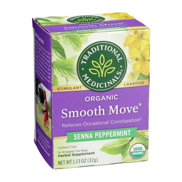 Traditional Medicinals Organic Smooth Move Peppermint Tea 16 tea bags