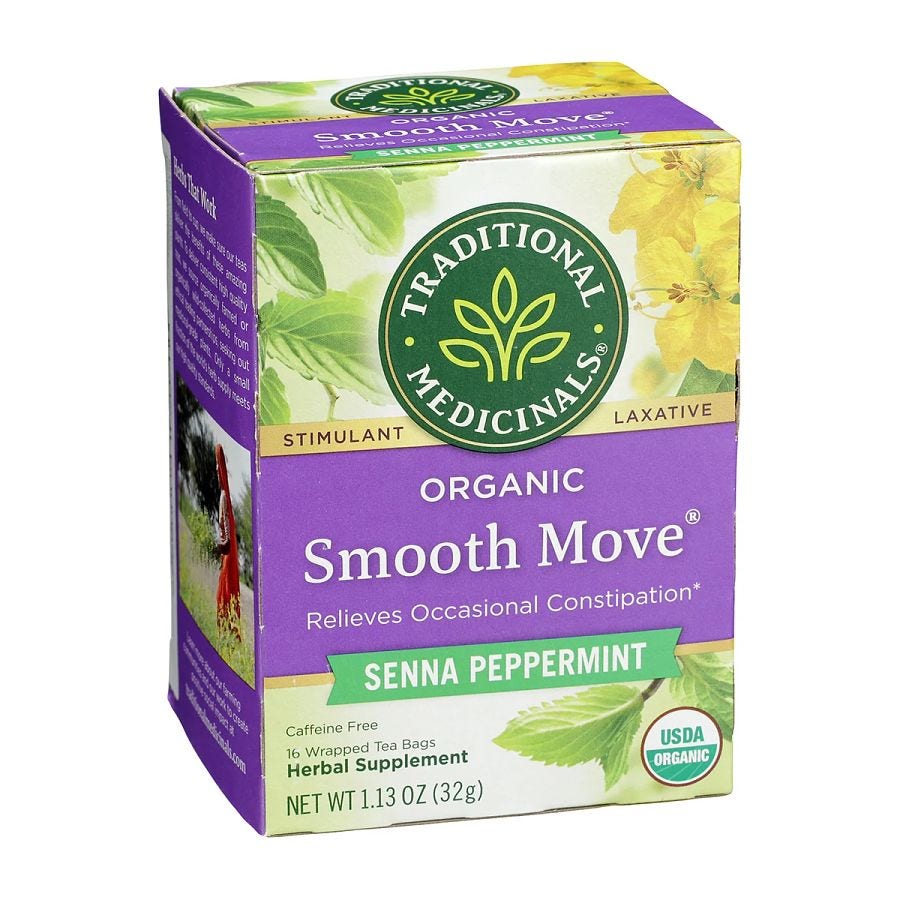 Traditional Medicinals Organic Smooth Move Peppermint Tea 16 tea bags