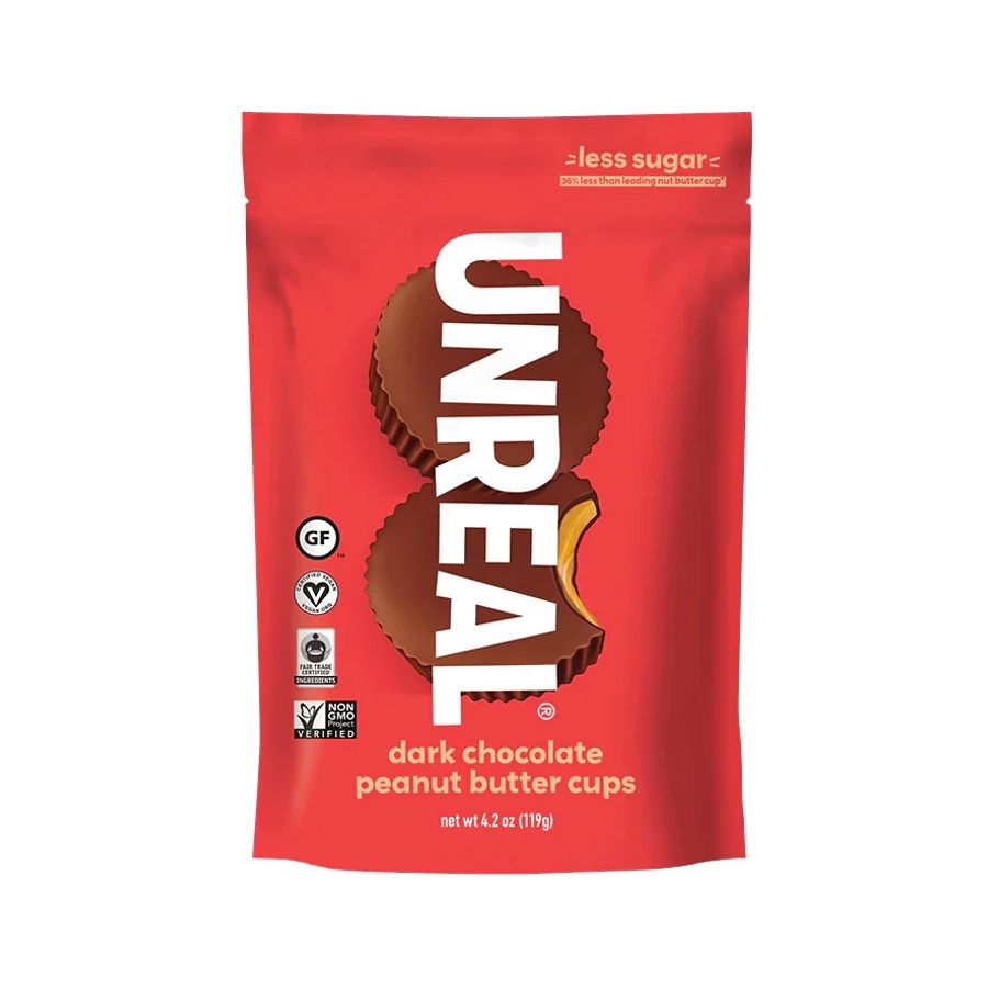 Unreal Dark Chocolate Peanut Butter Cups 4.2 oz.