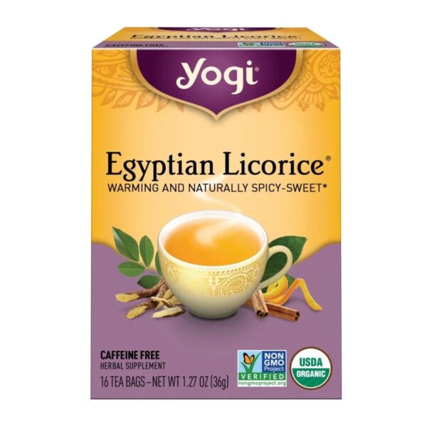 Yogi Tea Organic Egyptian Licorice Tea 16 tea bags