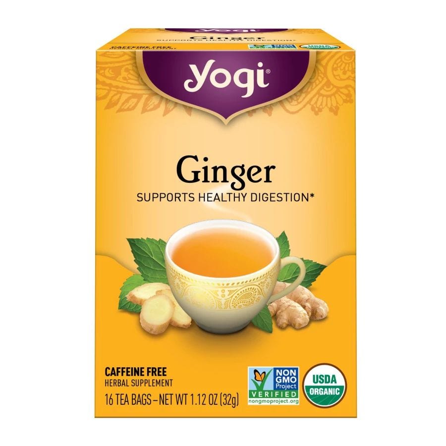 Yogi Tea Organic Ginger Tea 16 tea bags