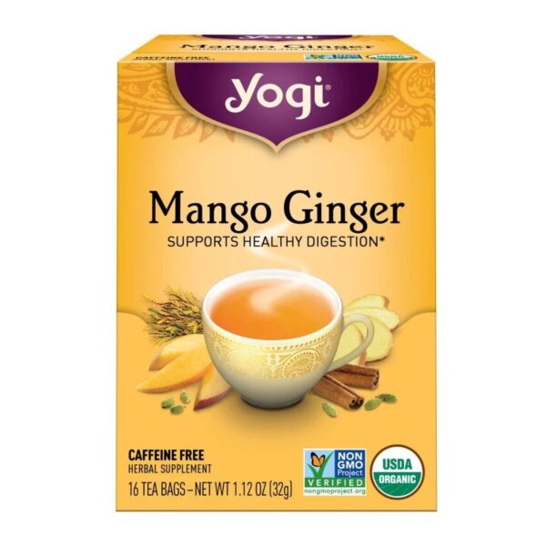 Yogi Tea Mango Ginger Tea 16 tea bags