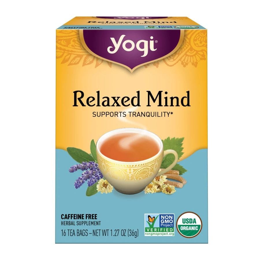 Yogi Tea Relaxed Mind Tea 16 tea bags