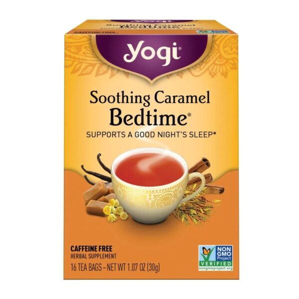 Yogi Tea Soothing Caramel Bedtime Herbal Tea 16 tea bags