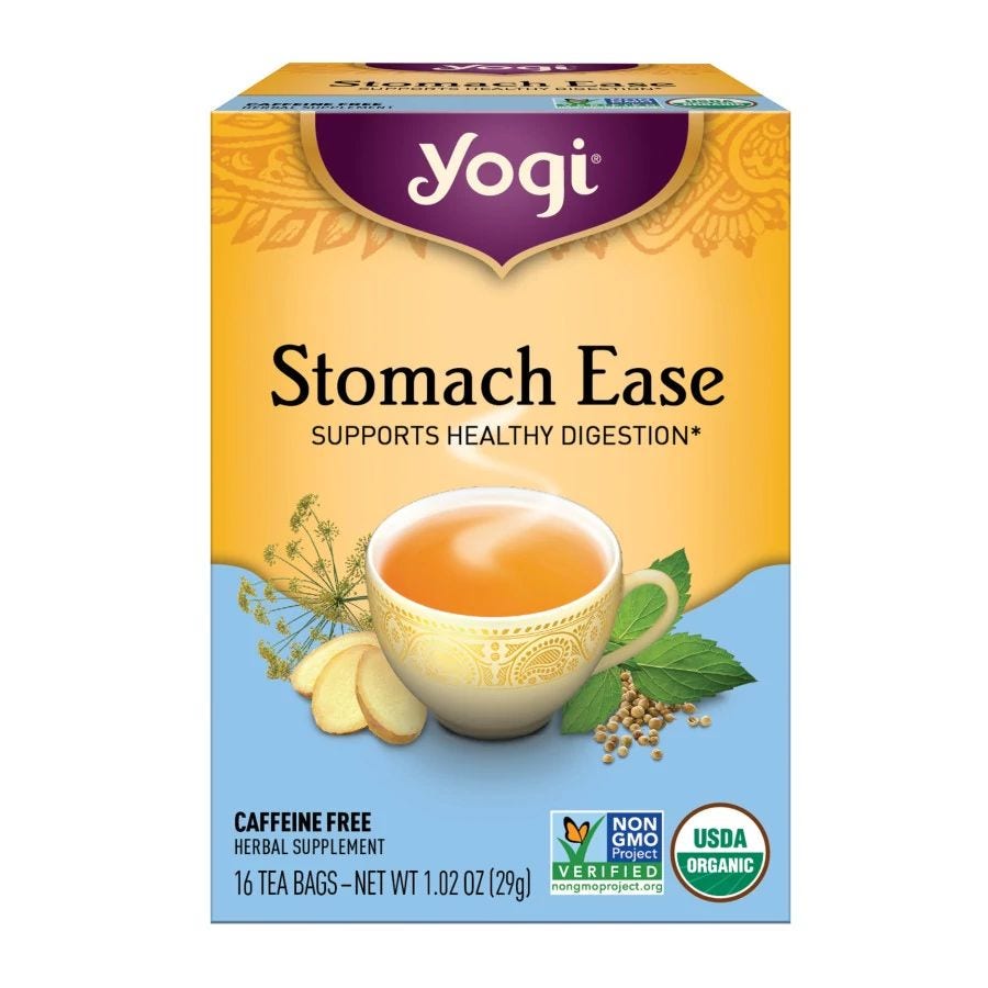 Yogi Tea Organic Stomach Ease Tea 16 tea bags