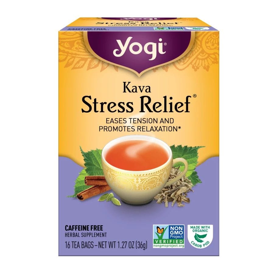 Yogi Tea Kava Root Stress Relief Tea 16 tea bags
