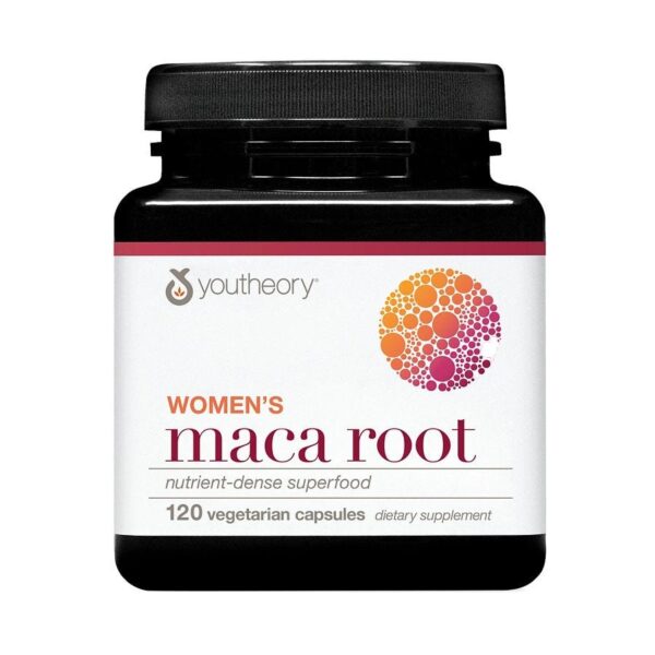 YouTheory Women's Maca Root Advanced 120 Vegetarian Capsules