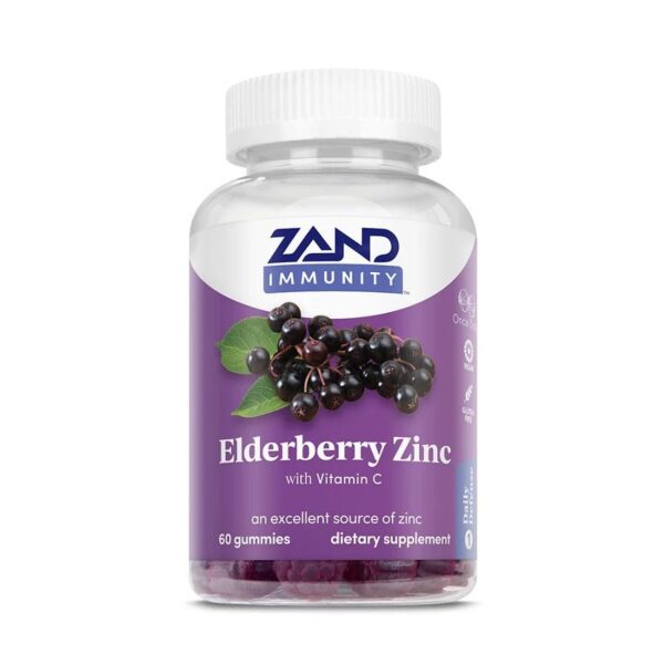 Zand Elderberry Zinc Gummies 60 count