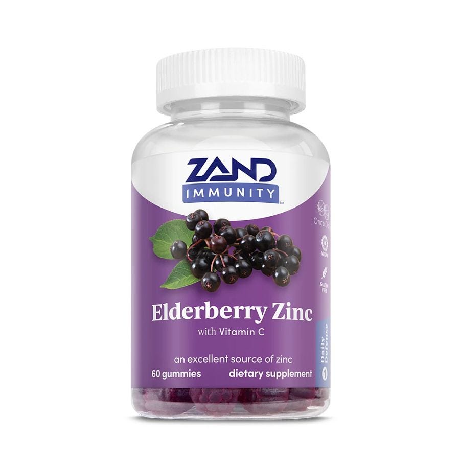 Zand Elderberry Zinc Gummies 60 count