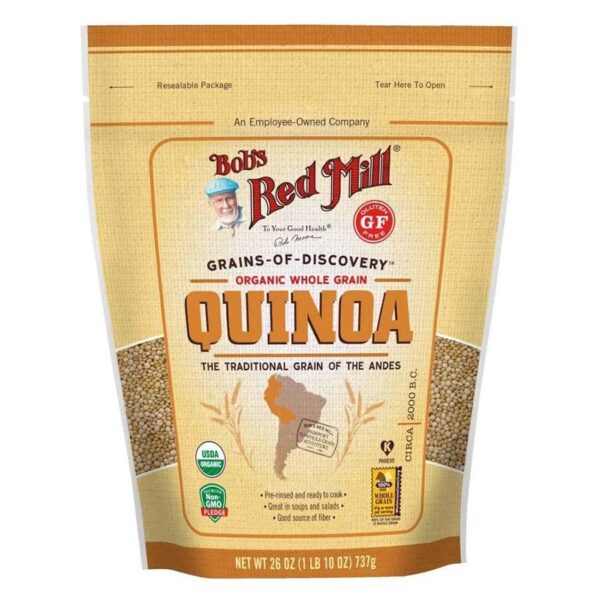 Bob's Red Mill Organic Quinoa 26 oz. resealable bag