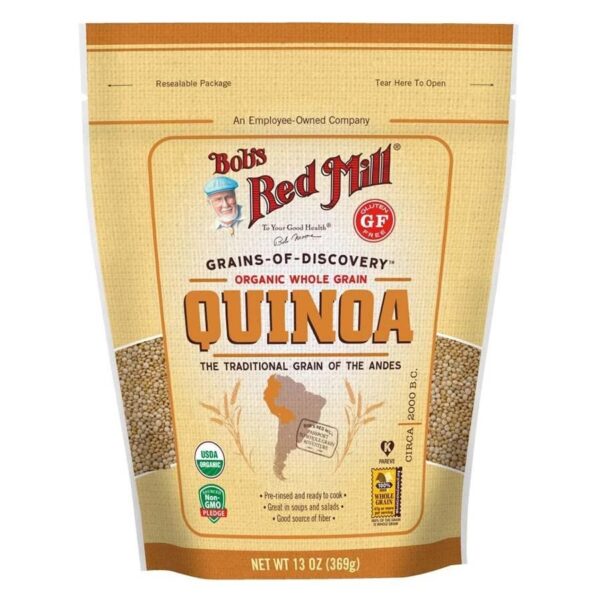 Bob's Red Mill Organic White Quinoa 13 oz. resealable bag