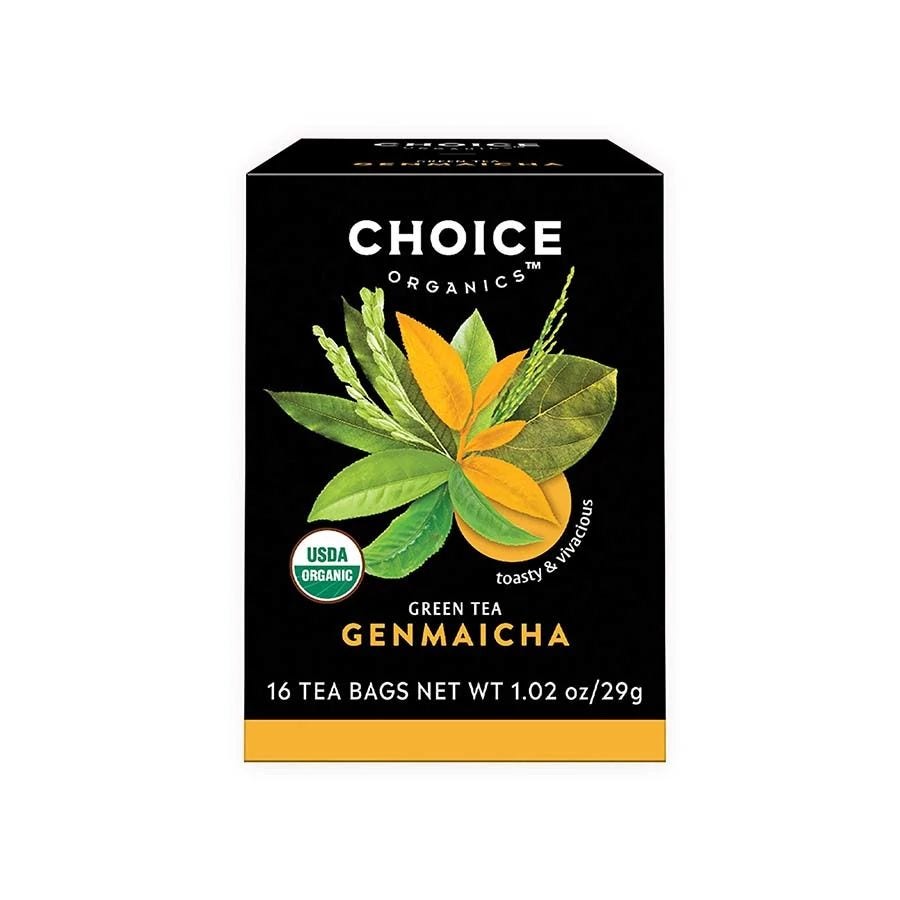 Choice Teas Genmaicha Organic Tea Bags 16 tea bags