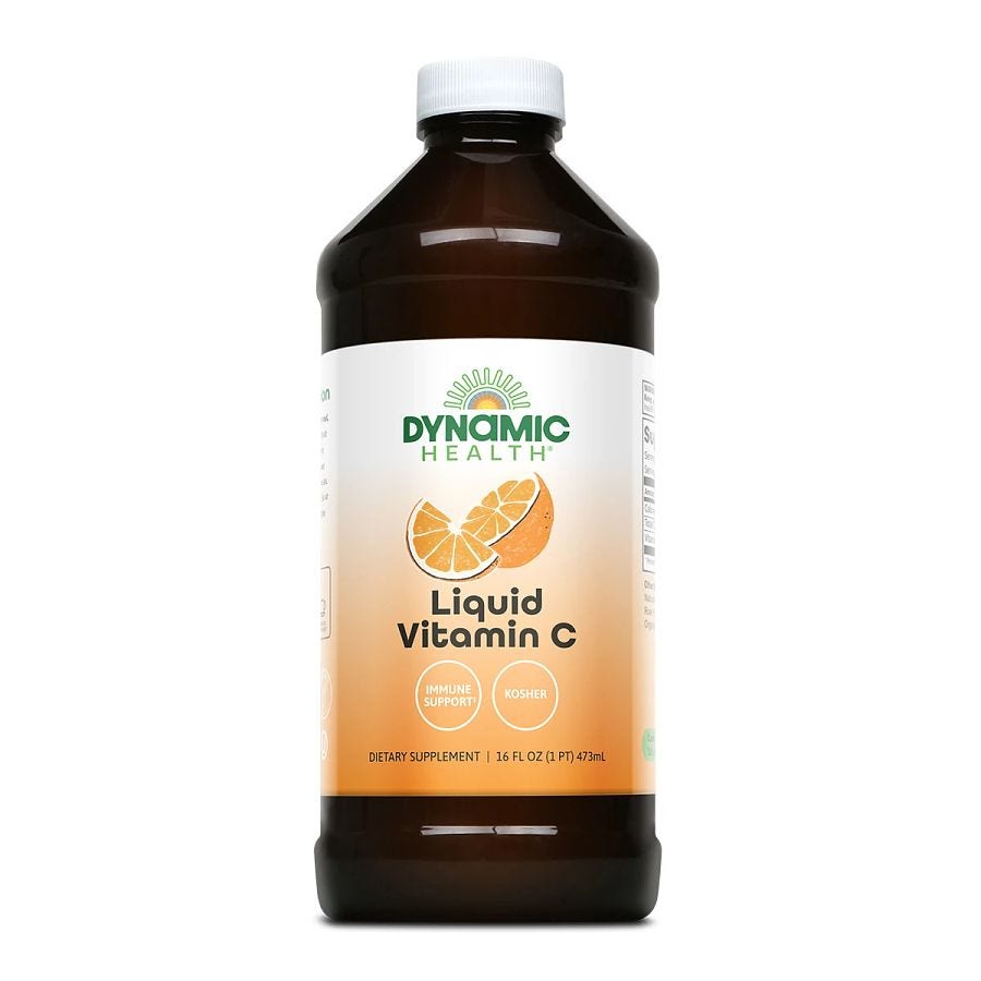 Dynamic Health Liquid Vitamin C 1000 mg (Plastic) 16 fl. oz.