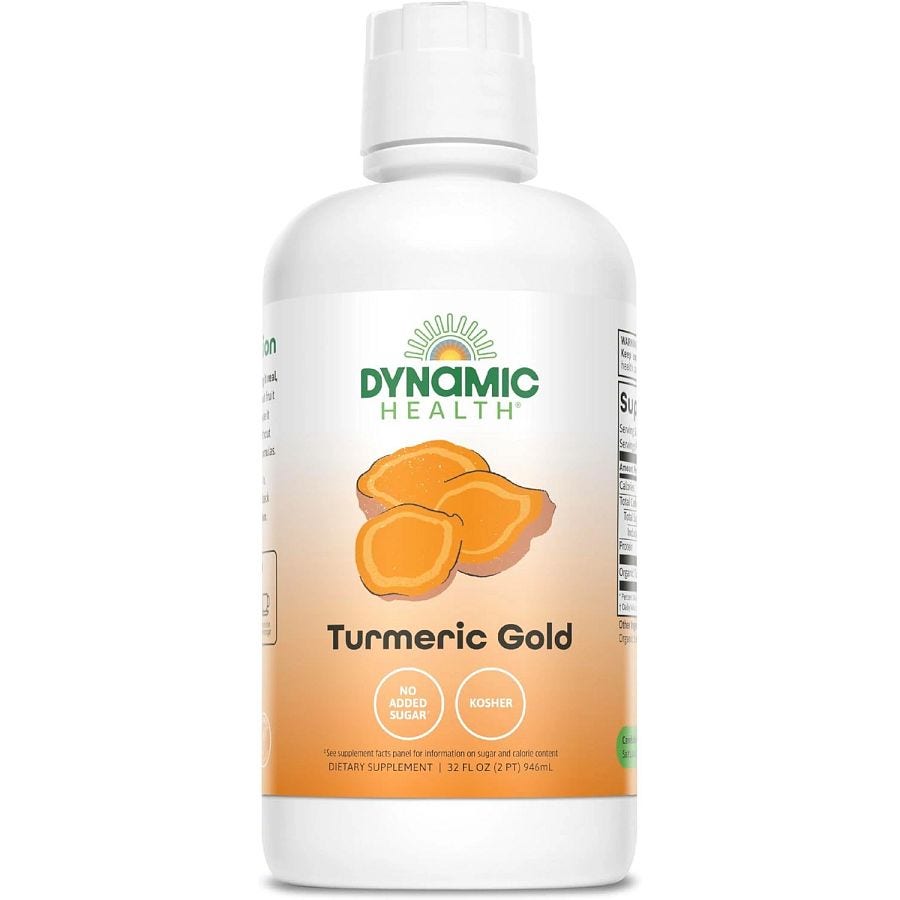 Dynamic Health Turmeric Gold Juice (Plastic) 32 fl. oz.