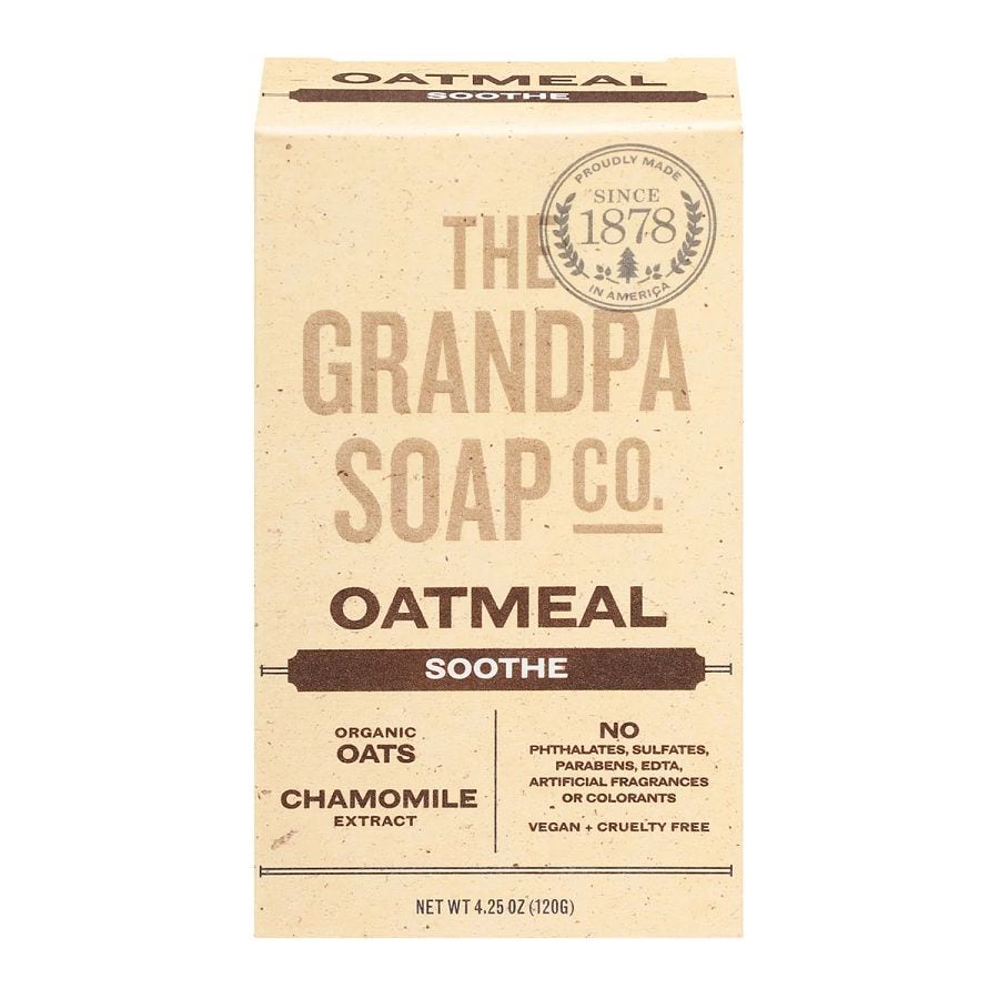 Grandpa Soap Co. Oatmeal Bar Soap 4.25 oz.