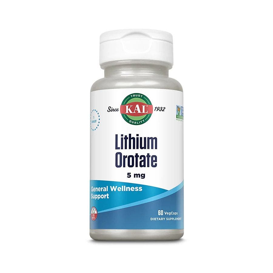 KAL Lithium Orotate 5 mg 60 VegCaps