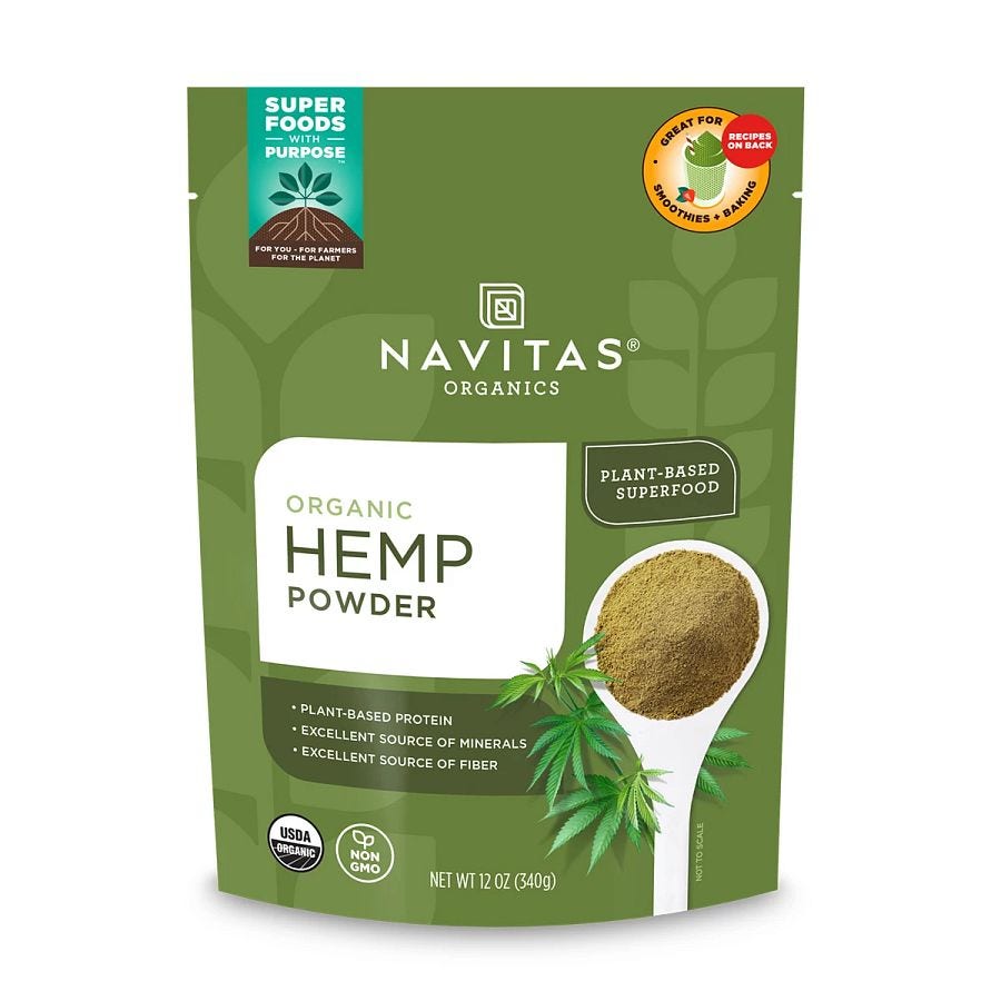 Navitas Organics Hemp Protein Powder 12 oz.