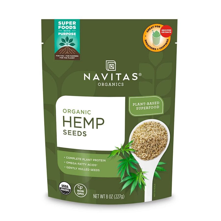 Navitas Organics Hemp Seeds 8 oz.
