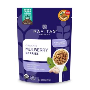Navitas Organics Dried Mulberries 8 oz.