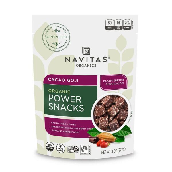 Navitas Organics Cacao Goji Power Snacks 8 oz.