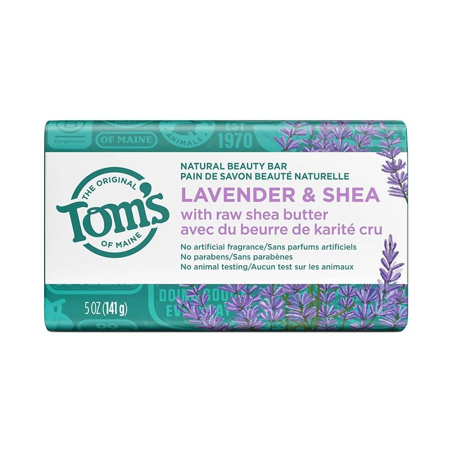 Tom's of Maine Lavender & Shea Natural Beauty Bar 5 oz.