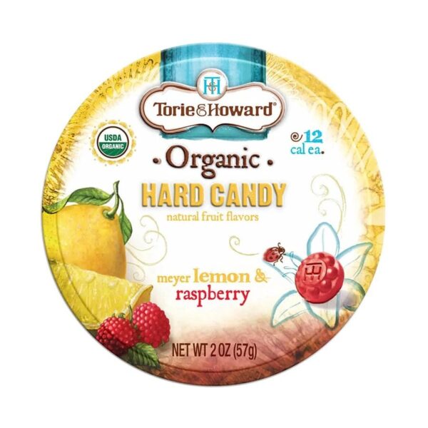 Torie and Howard Meyer Lemon & Raspberry Hard Candy 2 oz.