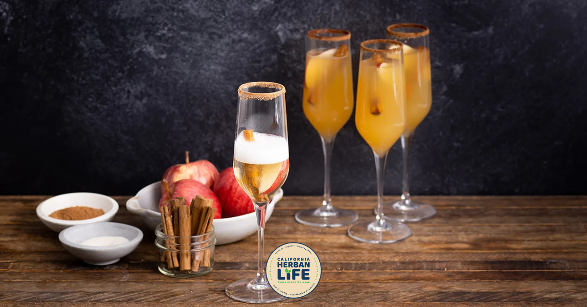 Apple Cider Mimosas