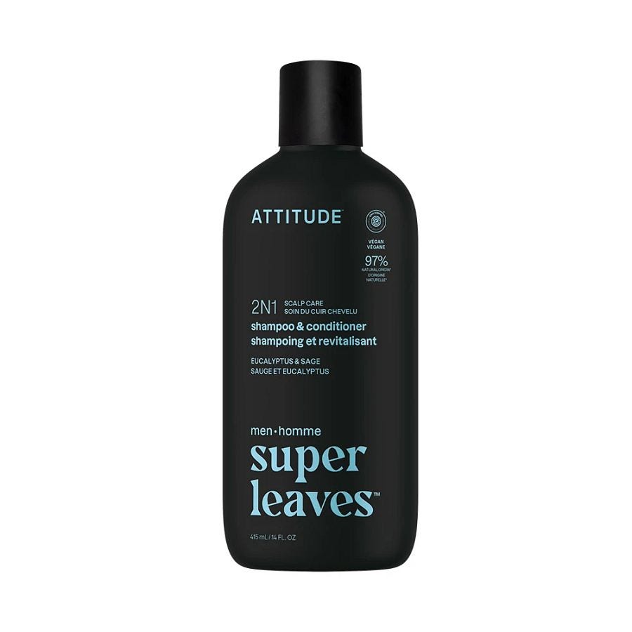 Attitude Men's Eucalyptus & Sage Scalp Care 2-in-1 Shampoo & Conditioner 14 fl. oz.