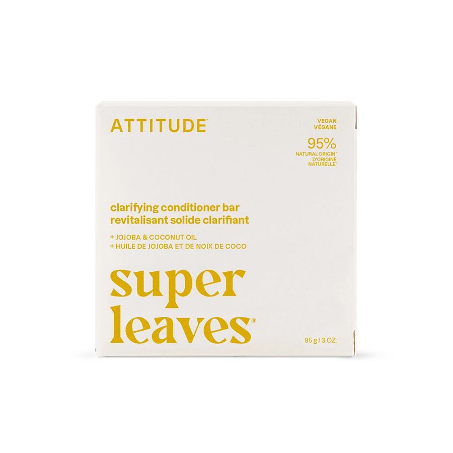 Attitude Super Leaves Earl Grey & Fresh Cucumber Clarifying Conditioner Bar 3 oz.