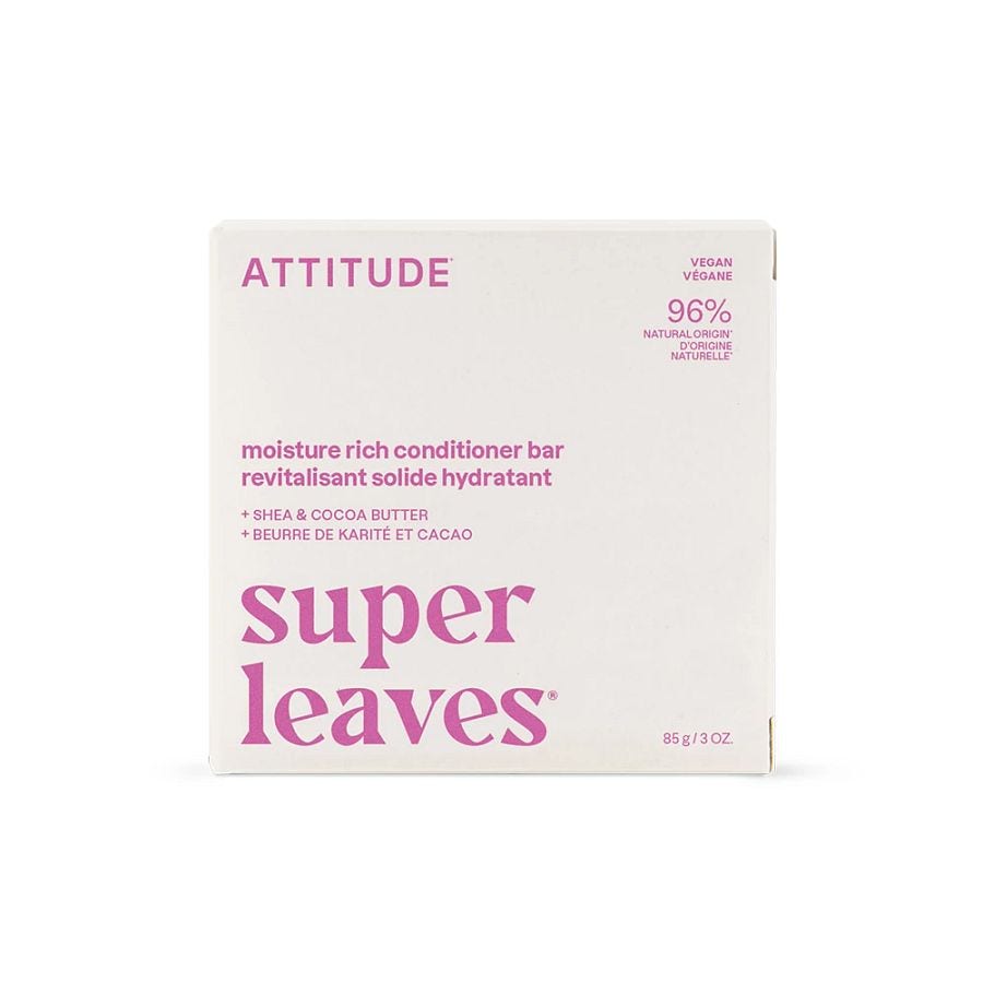 Attitude Super Leaves Coconut & Wild Berries Hydrating Conditioner Bar 3 oz.