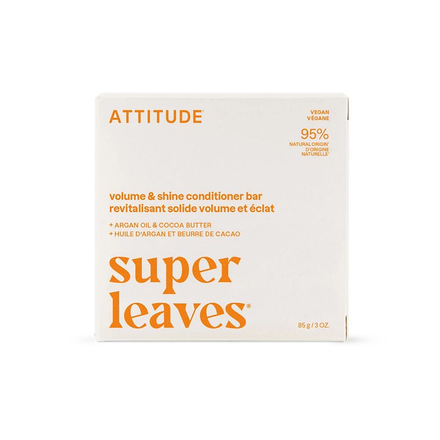Attitude Super Leaves Orange Blossom & Eucalyptus Volumizing Conditioner Bar 3 oz.