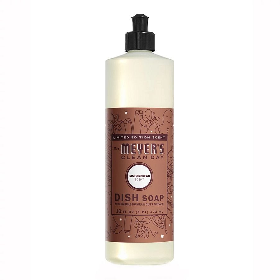 Mrs. Meyer's Clean Day Gingerbread Dish Soap 16 fl. oz.