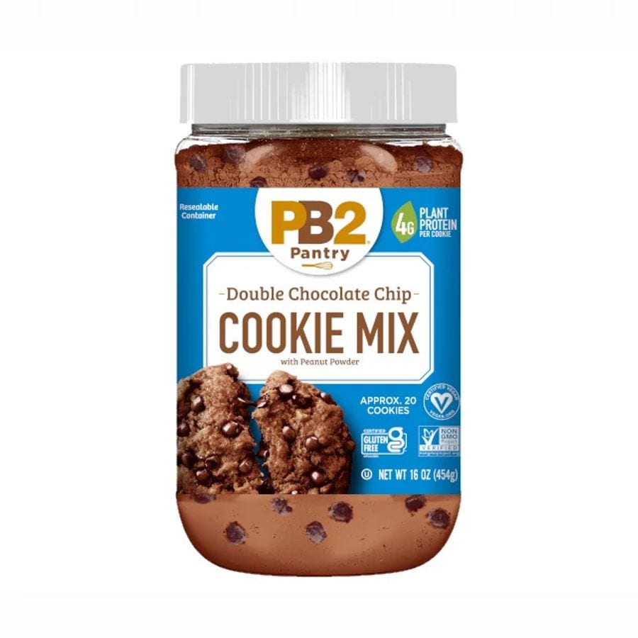 PB2 Double Chocolate Chip Cookie 16 oz.