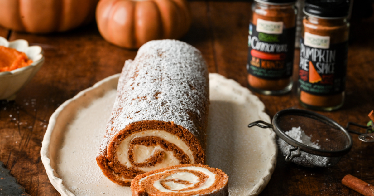 Pumpkin Roll Cake