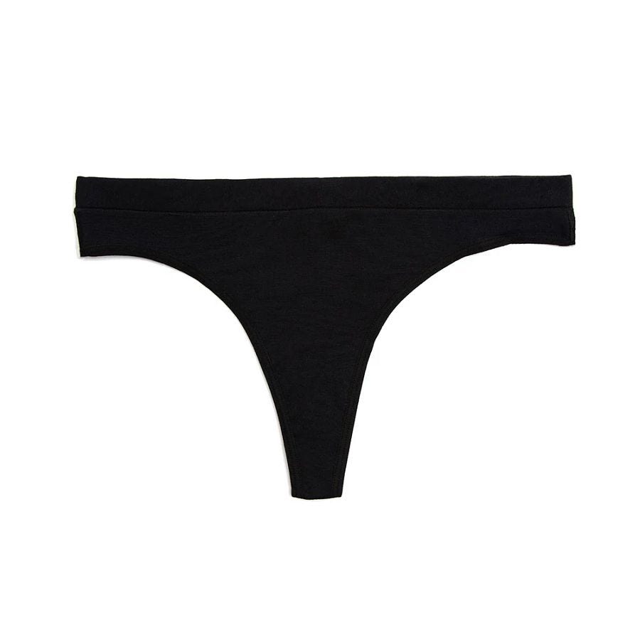 Saalt Volcanic Black Extra Large Leakproof Comfort Light Absorbency Thong