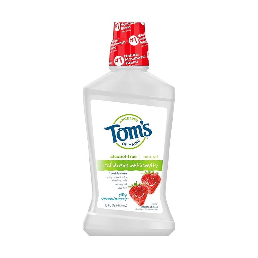 Tom's of Maine Silly Strawberry Kids Mouthwash 16 fl. oz.