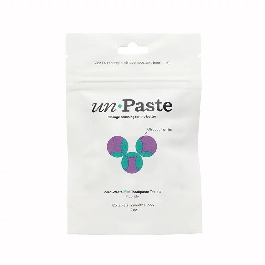 Unpaste Mint Fluoride Toothpaste Tabs 125 count