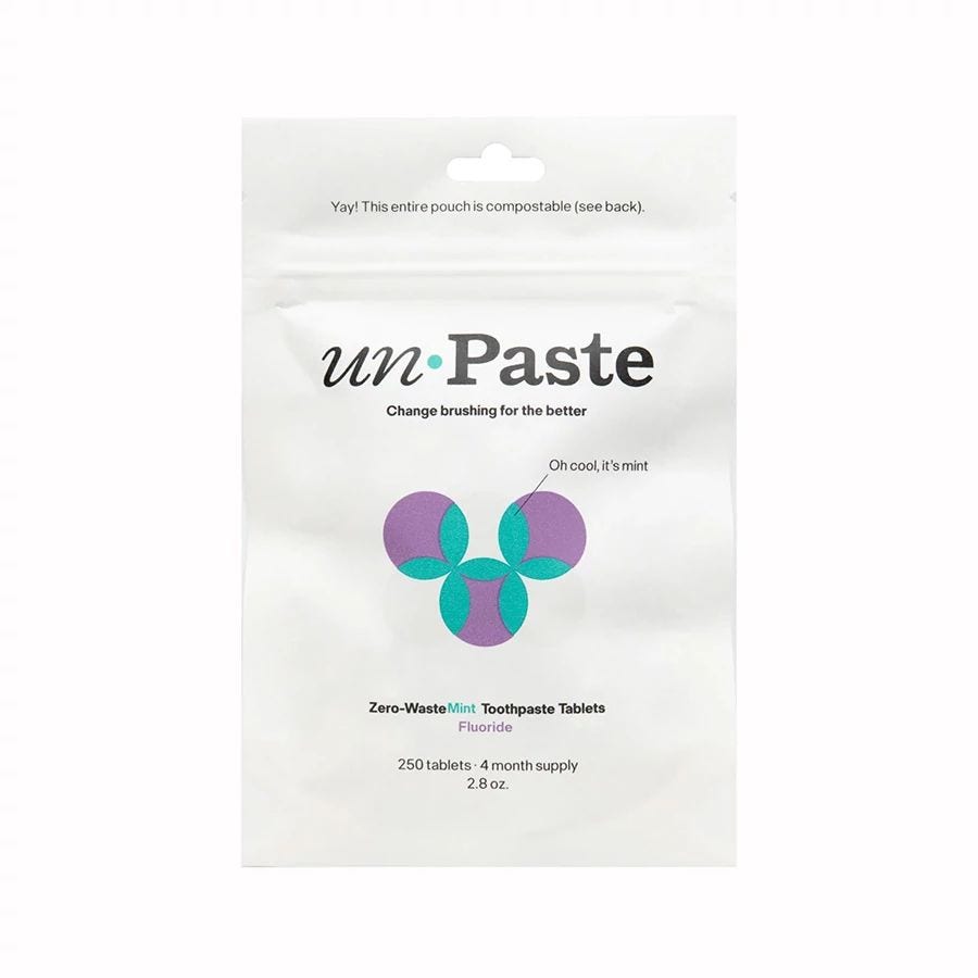 Unpaste Mint Fluoride Toothpaste Tabs 250 count