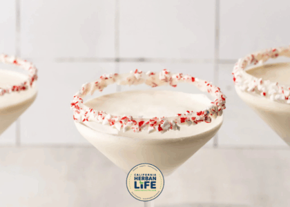 White Chocolate Peppermint Martini