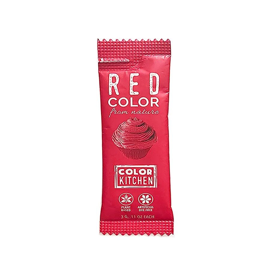 Color Kitchen Red Food Coloring Single Packet 0.11 oz.