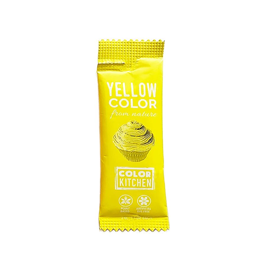 Color Kitchen Yellow Food Coloring Single Packet 0.11 oz.