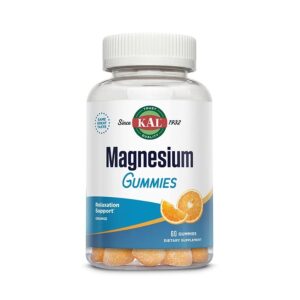 KAL Orange Vanilla Magnesium Gummies 60 count
