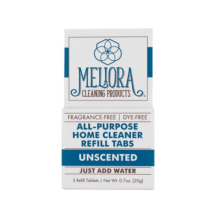 Meliora Fragrance Free All Purpose Cleaner Refill Tablets 3 (0.75 oz.) count