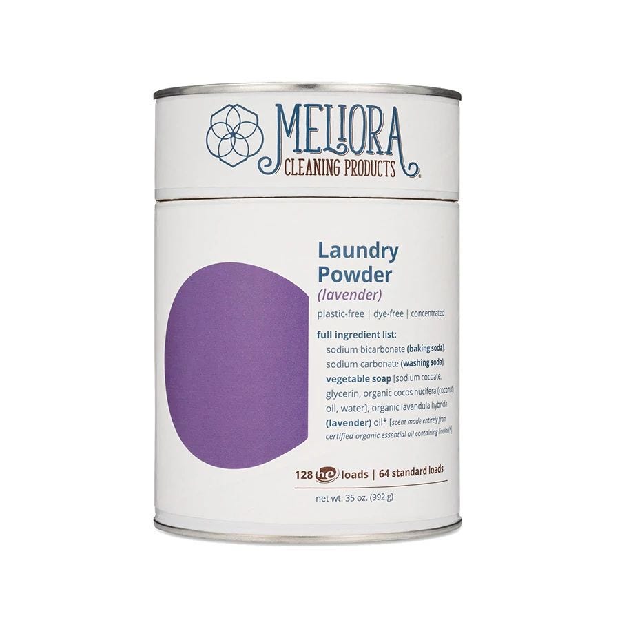 Meliora Lavender Plastic-Free Laundry Powder 35 oz.