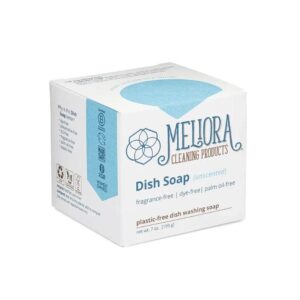 Meliora Unscented Plastic-Free Dish Washing Soap 7 fl. oz. bar