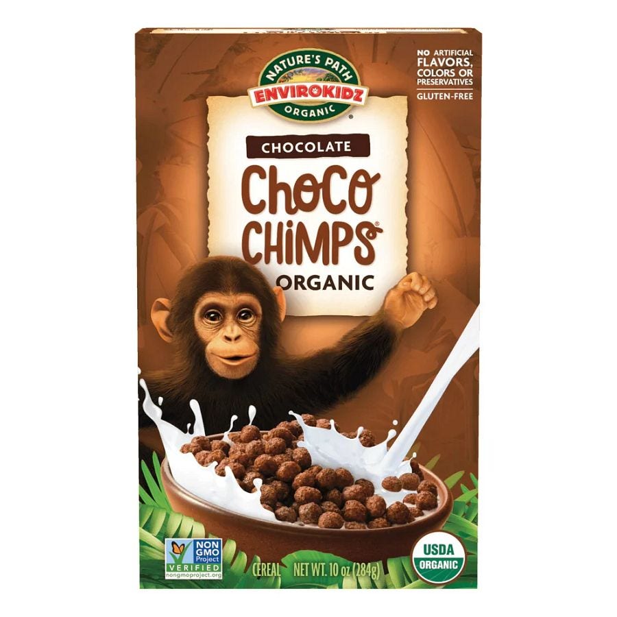 Nature's Path Choco Chimps Envirokids Organic Cereal 10 oz.