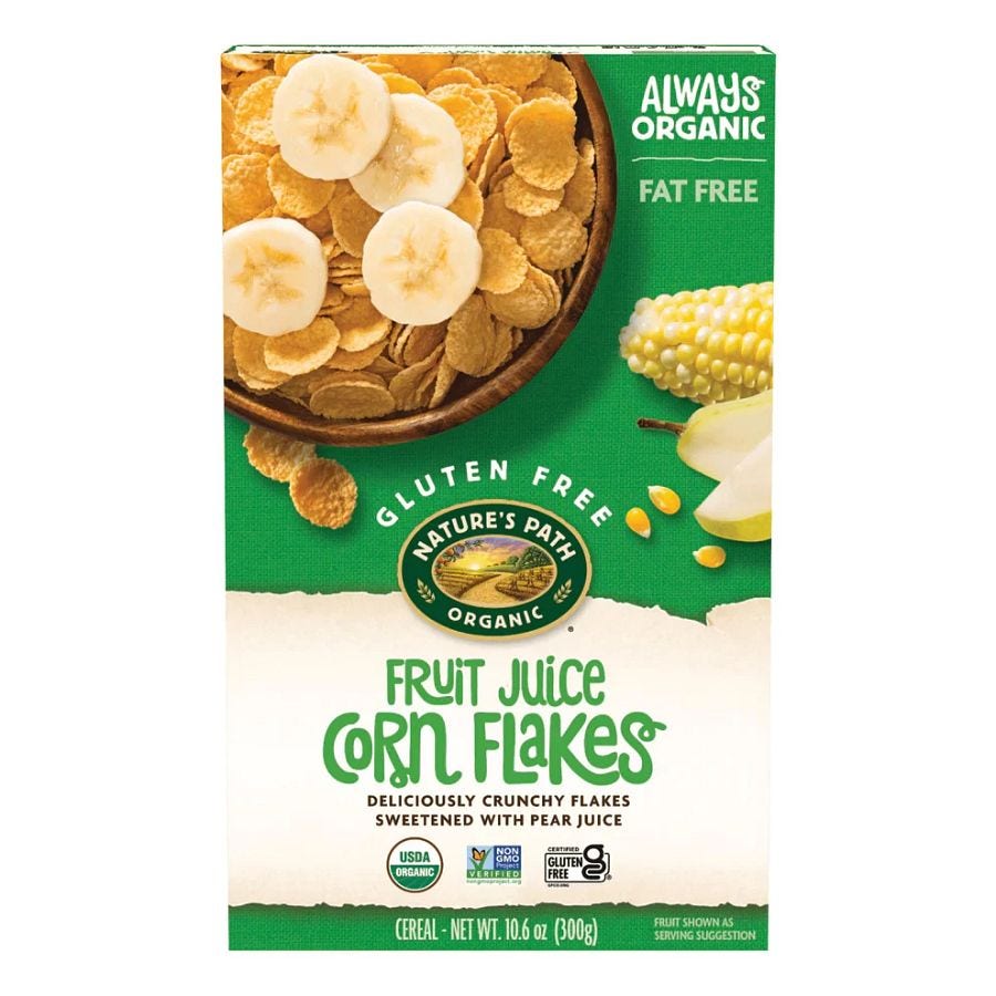 Nature's Path Fruit Juice Corn Flakes Organic Cereal 10.6 oz.