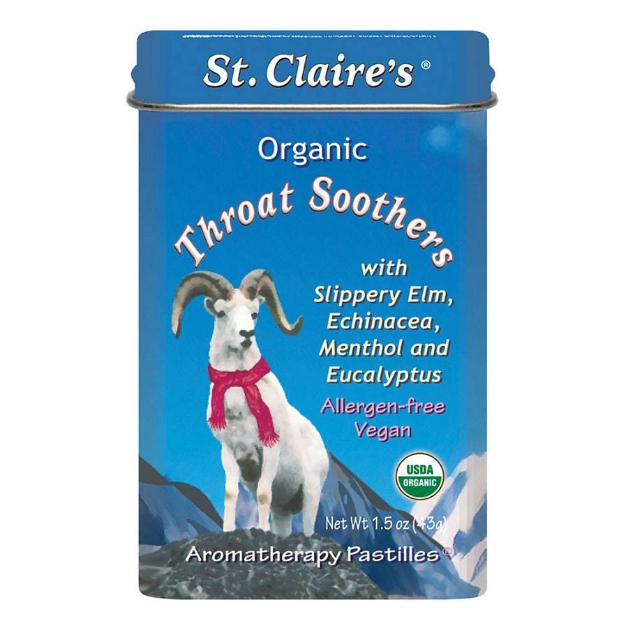 St. Claire's Organics Organic Throat Soothers 1.5 oz. St. Claire's Organics Organic Throat Soothers 1.5 oz.