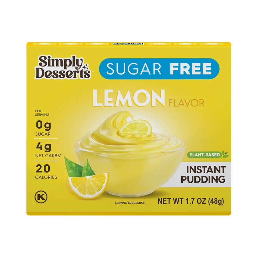 Simply Desserts Lemon Keto Instant Pudding 1.7 oz.